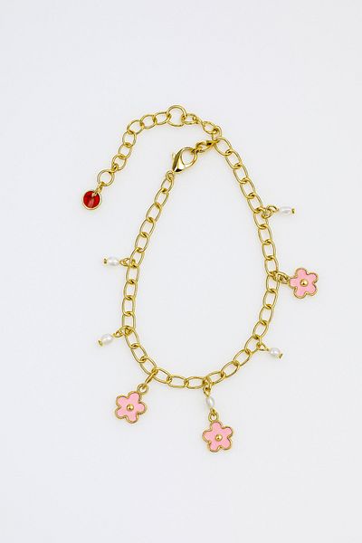 MakeWell Heart Carrot Flower Crescent Ladybug Figured Anklet Foot Bracelets
