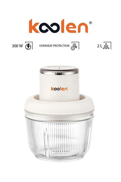 Koolen Glass Bowl Vegetable Cutter 300 W