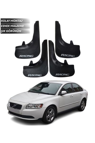 SONİKON LİNE Volvo S 40 Compatible Racing Written 4-Piece Gaiter Mudguard Mudguard Modified