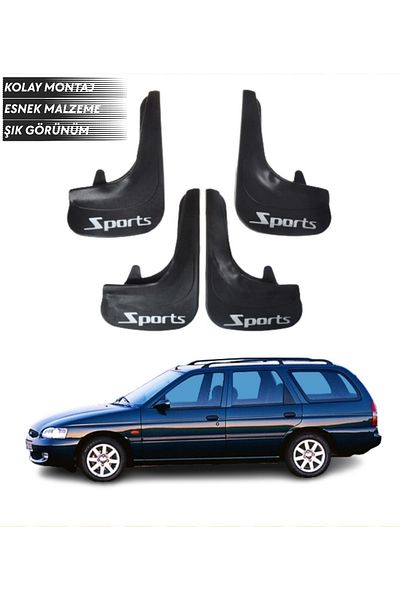 SONİKON LİNE Compatible with Ford Escort Stw All Cases Sports Written 4-Piece Fender Mudguard Dust Cover Modified