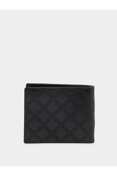 Styli Solid Diamond Quilted Wallet