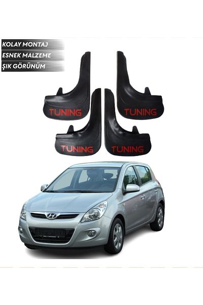 SONİKON LİNE Hyundai I20 2008-2011 Compatible Tuning Written 4-Piece Fender Mudguard Dust Cover Modified