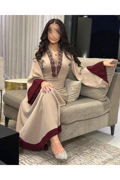 ALANOOD FASHION جلابية راقية للمناسبات بتصميم فخم