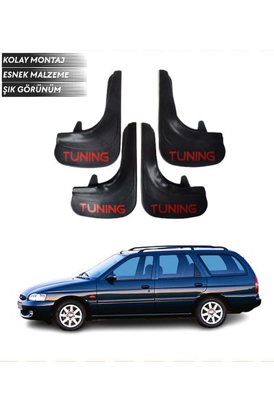 SONİKON LİNE Compatible with Ford Escort Stw All Cases Tuning Written 4-Piece Fender Mudguard Dust Cover Modified
