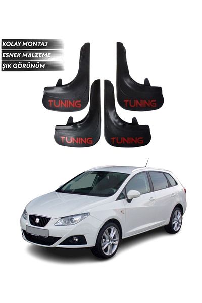 SONİKON LİNE Seat Ibiza Compatible Tuning Written 4-Piece Fender Mudguard Dust Cover Modified