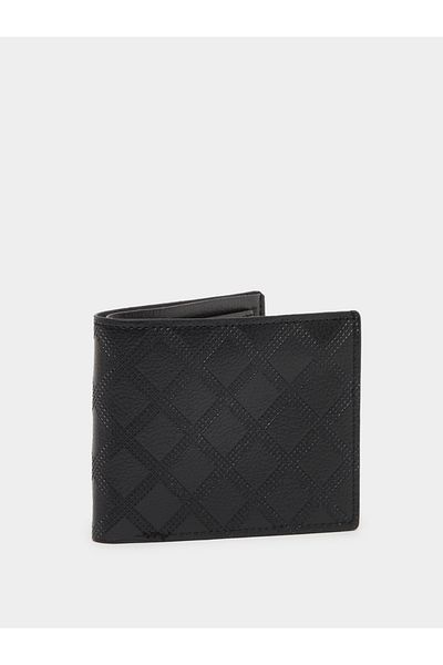 Styli Solid Diamond Quilted Wallet