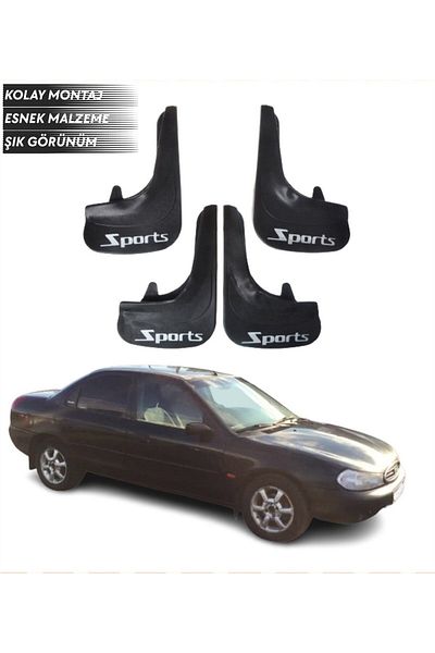 SONİKON LİNE Ford Mondeo 1997-2001 Compatible Sports Written 4-Piece Mudguard Mudguard Dust Cover Modified