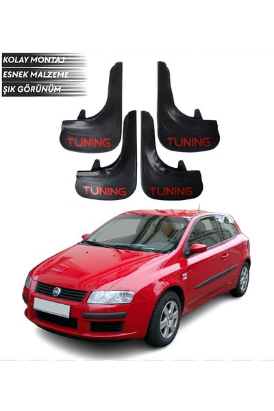SONİKON LİNE Fiat Stilo Compatible Tuning Written 4-Piece Fender Mudguard Dust Cover Modified
