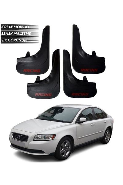 SONİKON LİNE Volvo S 40 Compatible Racing Written 4-Piece Gaiter Mudguard Mudguard Modified