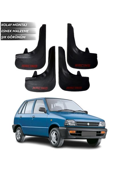 SONİKON LİNE Suziki Maruti Compatible Racing Written 4-Piece Mudguard Mudguard Dust Cover Modified