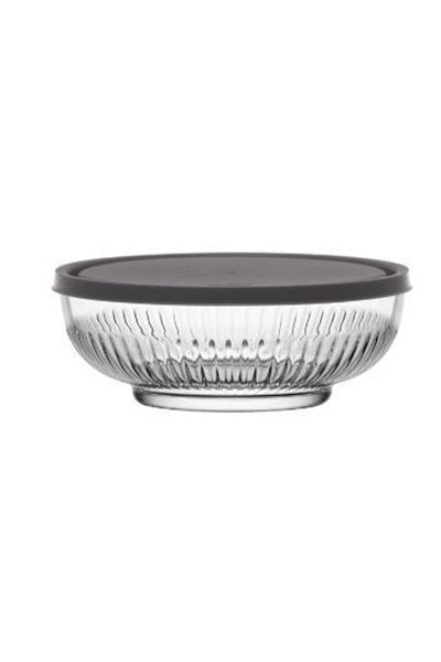 LAV Feyzade Tokyo Storage Set of 3 1500Cc Gray with Lid (Tok-287)