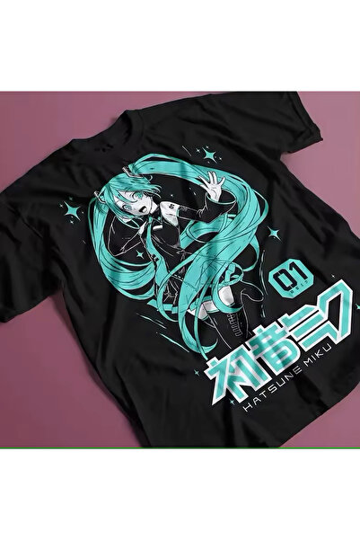 l'eivor Hatsune Miku Baskılı T-shirt