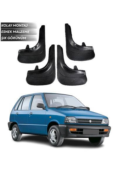 SONİKON LİNE Suziki Maruti Compatible 4-Piece Mudguard Mudflap Dust Cover Modified