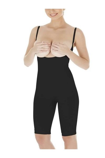 inkasole Underbust Full Length Corset 5020 Black