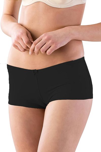 emosavm Black Emay 2812 Boxer Laser Corset