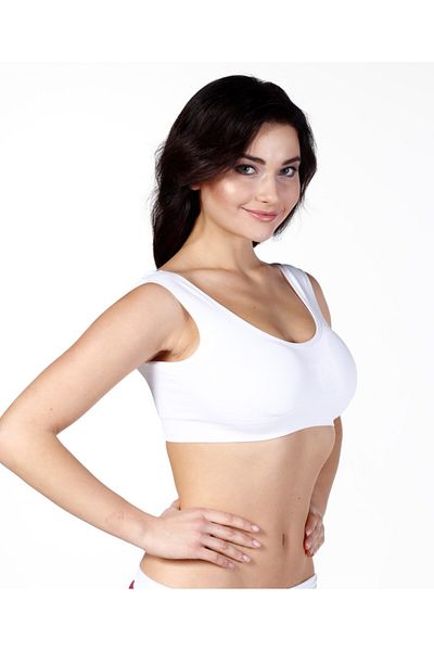 bazaar-turkey all you need Thick Strap Padded Recovery Bra Corset 5319 White