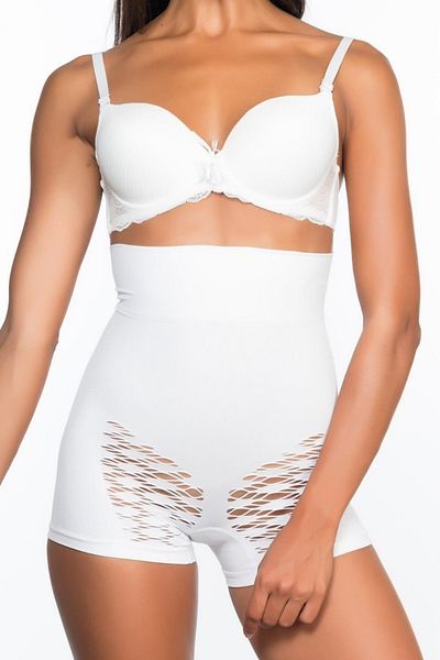 emosavm White Boxer Corset