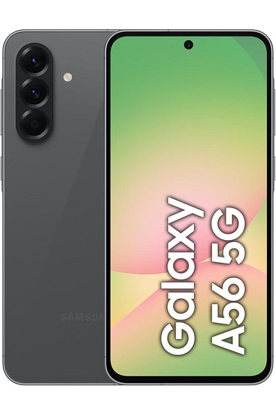 Samsung Galaxy A56 5G Smartphone, 128GB Storage, 8GB RAM, Awesome Graphite Color