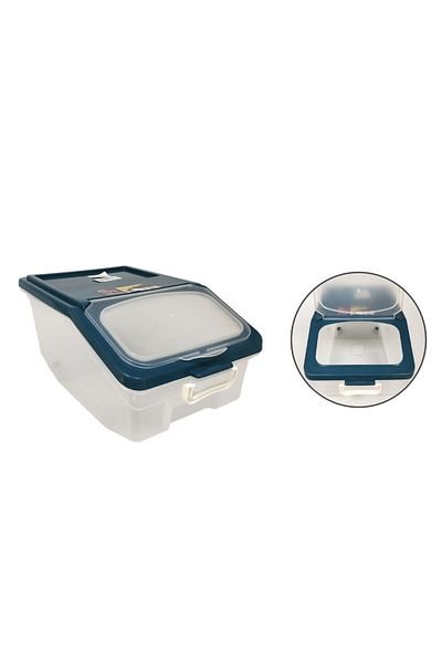 Living Plastic storage box with lid, 7.5 liters