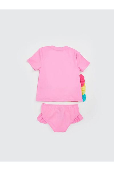 LC Waikiki Σετ μπικίνι για κορίτσια LCW Kids Lilac printed