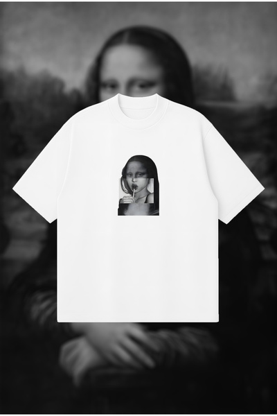 PURE POWER Glitch Lisa cu imprimeu supradimensionat Bumbac unisex țesătură gr...