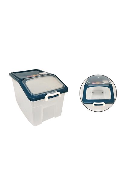 Living Plastic storage box with lid, 15 liters