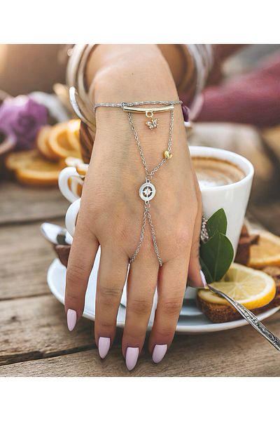 MR Shahmeran Bracelet with Pole Star Butterfly and Heart Figures