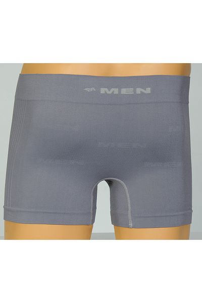 bazaar-turkey all you need Men's Seamless Boxers 9005-1 Gray
