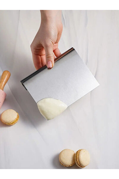 Transformacion Pasta Spatulası - Profesyonel Hamur Sıyırıcı - Ölçü Cetvelli Pasta Hamur Spatulası 721743