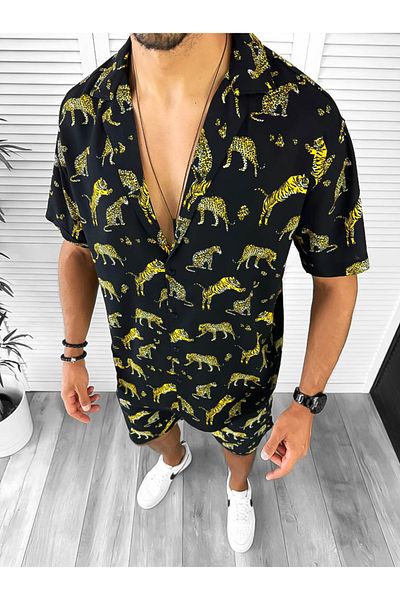 dehaine Men's Summer Set, Shorts and Shirt, 12826