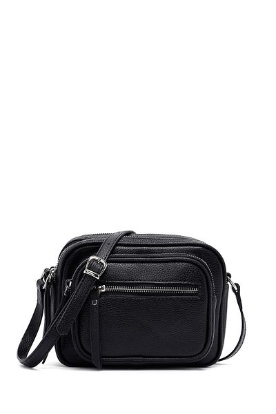 Derimod Women's Black Long Strap Crossbody Bag 25Sbd2019Ft