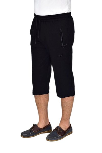 BAGLAN Ανδρικό ύφασμα Lycra Capri με ίσιο πόδι μεγάλου μεγέθους BGL-ST04618