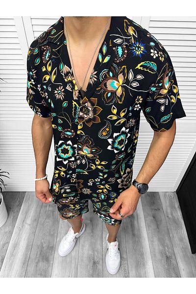 dehaine Men's Summer Set, Shorts and Shirt, 13081