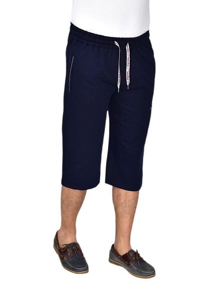 BAGLAN Ανδρικό ύφασμα Lycra Capri με ίσιο πόδι μεγάλου μεγέθους BGL-ST04618