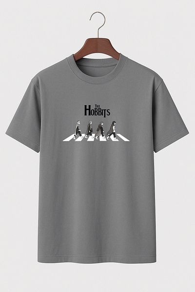Elvellon Oversized μπλούζα, Unisex, The Beatles Hobbit Lotr Lord Of The Rings Μπλουζάκι