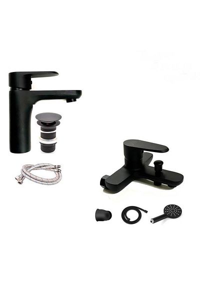 AKSU Axso Black Mixer Set - Two Mixers