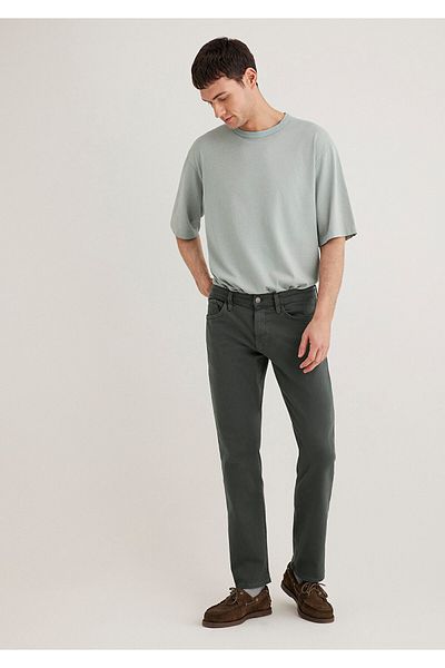 Mavi Green Comfort Gabardine Hunter Moss Trousers - 0020285644