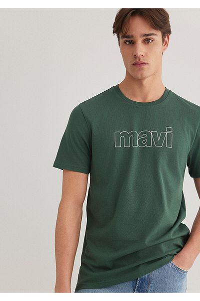 Mavi Λογότυπο Πράσινο T-Shirt Slim Fit / Slim Fit065781-81570