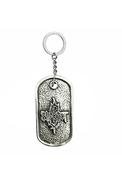 Herşey Nota Slipknot Metal Keychain – Heavy Metal & Rock Unisex Accessory