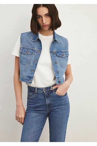 Mavi Vestă Rona Blue Jean Regular Fit / Regular Fit 1110450 -86815