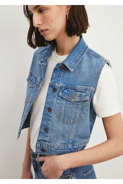 Mavi Vestă Rona Blue Jean Regular Fit / Regular Fit 1110450 -86815