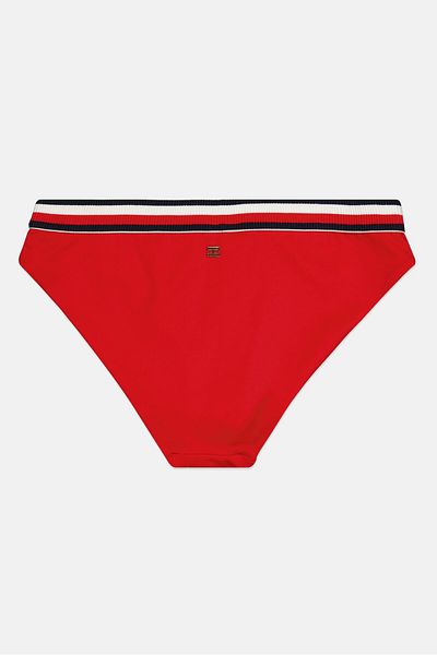 Tommy Hilfiger Women Brand Logo Bikini Bottom, Red