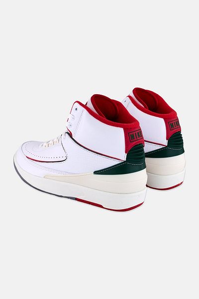 Nike Men 2 Retro Lace Up High Cuff Outdoor Shoes, White