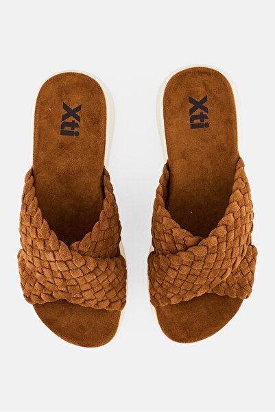 XTI Women Slip On Slippers, Brown