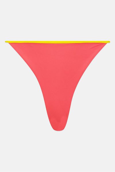 Tommy Hilfiger Women Brand Logo Pull On Bikini Bottom, Red