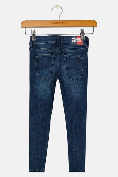 Tommy Hilfiger Toddlers Boy Skinny Fit Washed Denim Jeans, Blue