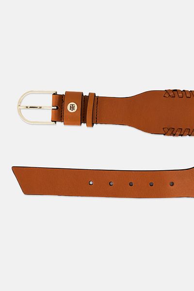 Tommy Hilfiger Women Plain Adjustable Buckle Belt, Brown