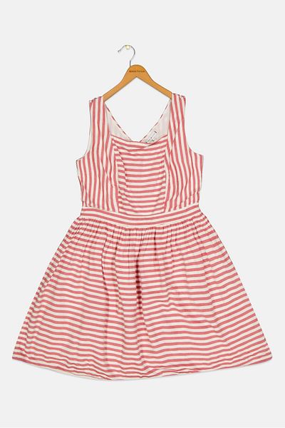 Tommy Hilfiger Kids Girl Striped Casual Dress, Multicolor