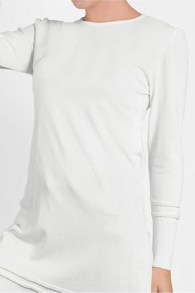 Alvina Silvery Detailed Knitting Tunic 4524