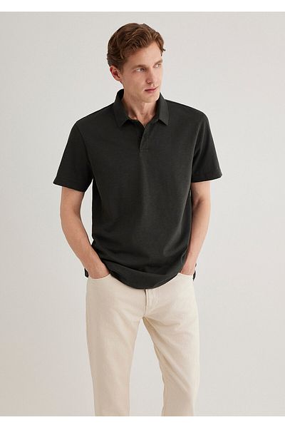 Mavi Μαύρο μπλουζάκι Polo Regular Fit 0612556 -70092